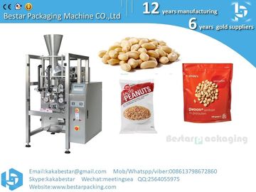 China. Máquina de embalaje de bolsas con cremallera vertical máquina automática de embalaje de cacahuetes proveedor