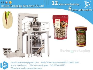 China. Moldeado vertical - llenado - sellado pistacho, nuez de anacardo, almendro máquina de embalaje de grano proveedor