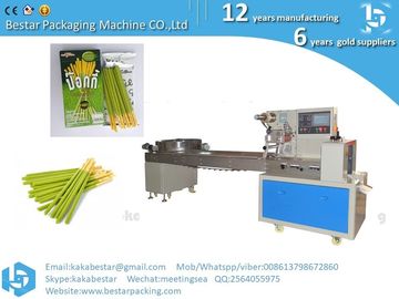 China. Torta de barras de vegetales, recubrimiento de galletas envasado con dedos envasado de galletas máquina automática de envasado de flujo de alimentos proveedor