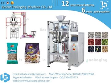 Besar 10 cabezas pesadora automática vertical Semillas para la máquina de embalaje de tomate proveedor