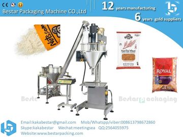 Máquina de embalaje de leche de harina en polvo de forma vertical de llenado máquina de sello de 1 kg de harina de bolsa de embalaje de la máquina proveedor