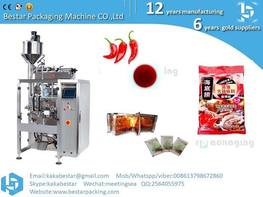 Precio de fábrica Automático de llenado y sellado salsa líquida pasta de tomate ketchup máquina de embalaje de bolsas pequeñas proveedor