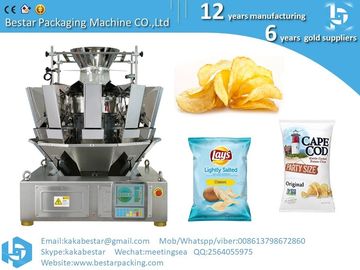 Máquina de envasado VFFS de venta caliente!Machina de envasado para papas fritas y rodajas de plátano proveedor