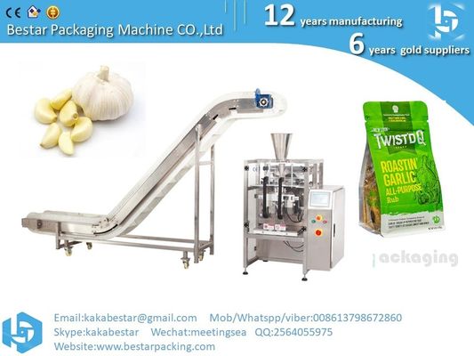 Máquina de moldeado vertical - llenado - sellamiento ajo, ajo blanco, ajo negro, ajo envasado proveedor