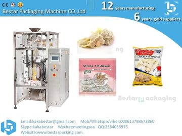 Máquina de embalaje mecánica para pesaje y sellado de wonton congelado proveedor