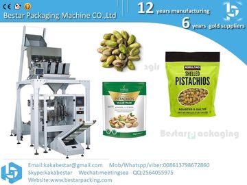Pistacho pelado sin cáscara, pistacho con cáscara embalaje automático bolsa triangular proveedor