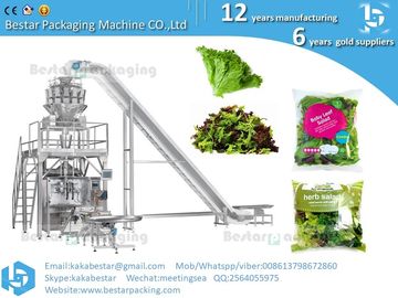 Máquina de embalaje automática vertical para ensaladas mixtas de temporada proveedor