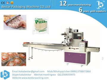 Deliciosa pizza de corteza baja en calorías, tostadas, máquina de embalaje horizontal multifuncional de pizza de Chicago proveedor