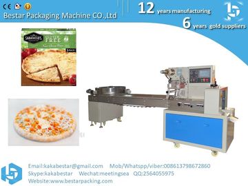 Pizza congelada pizza de queso semiacabado, pizza de Nápoles embalaje automático de película de plástico proveedor