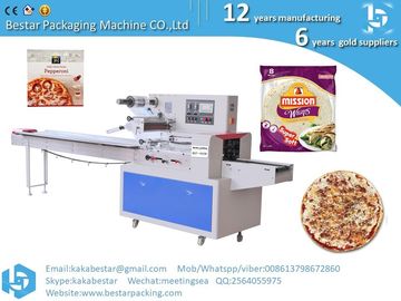 Pizzas hechas a mano en estilo marisco, con almohada horizontal recta, máquina automática de embalaje. proveedor