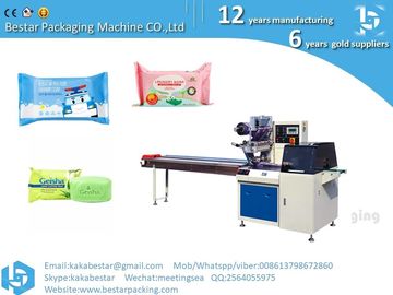 Máquina de embalaje horizontal multifunción para jabón de hombre, máquina automática de embalaje de galletas proveedor
