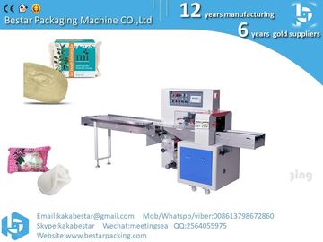 Máquina de embalaje horizontal multifunción para jabón de hombre, máquina automática de embalaje de galletas proveedor