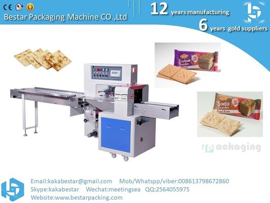 Galletas de sandwich de chocolate con refresco, galletas de refresco de malvavisco, malvavisco, máquina de envasado de chocolate con flujo proveedor