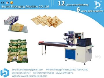 Máquina de embalaje, galleta de soda de sándwich de limón, galleta de soda de sésamo, galleta de soda, envoltorio de galletas proveedor