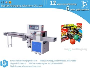 Producción en fábrica de Foshan, azúcar de leche de chocolate, máquina automática de embalaje de dulces proveedor