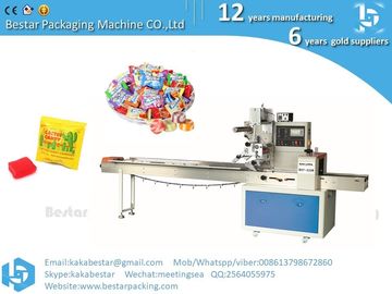Máquina de embalaje horizontal multifuncional de acero inoxidable, puede empacar dulces, dulces blandos, dulces duros, vitaminas y azúcar proveedor
