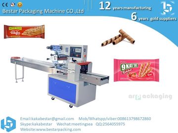 Precio de fábrica máquina automática de embalaje para chocolate, obleas y pan proveedor