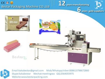 Máquina de embalaje de flujo automático completo con sistema de embalaje de alimentación de clasificación para gafas galletas galletas galletas proveedor