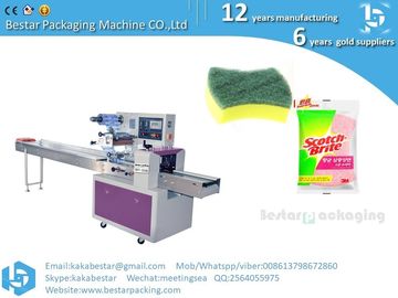 Precio de fábrica automático, paño de limpieza para lavavajillas, máquina de embalaje de esponjas, máquina de embalaje de acero inoxidable proveedor