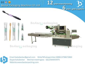 Máquina de embalaje automática, máquina de embalaje de cepillos de dientes de viaje, máquina de embalaje de alta velocidad proveedor