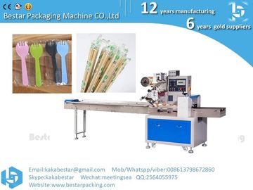 Máquina de embalaje de cubiertos de plástico desechables de fábrica, cepillo dental, cepillo dental de viaje, máquina de embalaje de pasta dental proveedor