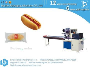 Máquina de embalaje de perros calientes horizontal máquina de embalaje de rodillos de primavera máquina de embalaje de salchichas baguette proveedor