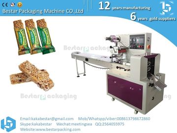 Mejor precio Tipo de almohada Chocolate Granola Protein Bar Packaging Machine Máquina automática de embalaje de barras de pan jabón hongo proveedor