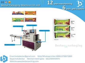 Flow Pack Paste de Chapati helado proteína barras energía granola barra sándwich chocolate galleta galleta máquina de embalaje proveedor
