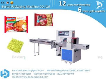 Venta en caliente Envasado de caramelos horizontales Envasado de barras de chocolate Envasador de fideos instantáneos Máquina automática de envasado de malvaviscos proveedor