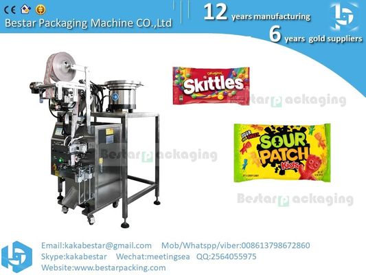 Máquina de contador y empaquetador de vibraciones totalmente automática para muebles hardware equipo VFFS,máquina de embalaje de dulces proveedor