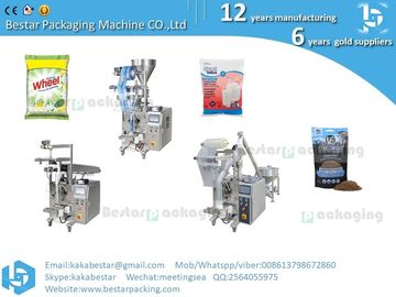 Máquina automática de embalaje de carne de vacuno destilada y molida, máquina de llenado vertical de harina con transportador de producto proveedor