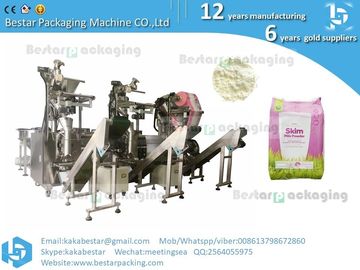 Máquina automática de embalaje de carne de vacuno destilada y molida, máquina de llenado vertical de harina con transportador de producto proveedor