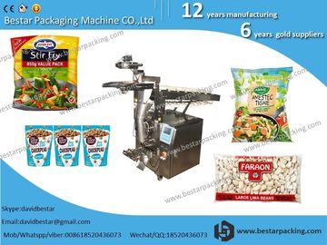 Máquina de embalaje totalmente automática de nueces, cacahuetes, cacahuetes crujientes, nueces de anacardo, coco, pistachos, galletas de nueces proveedor