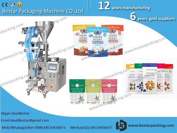 Máquina VFFS personalizada con maquinaria de embalaje multi-principal y balanzas multi-pesadoras para granos de comida de bocadillo hinchados proveedor